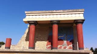 Knossos Palace Crete Greece  The Minoan Palace of Knossos [upl. by Eejan]