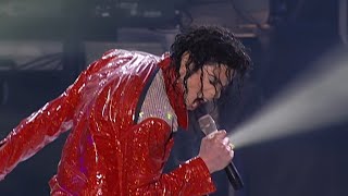 Michael Jackson  Beat It Live HIStory Tour In Munich Remastered 4K Upscale [upl. by Haelak]