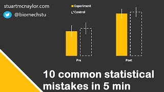 Ten Statistical Mistakes in 5 Min [upl. by Edris]