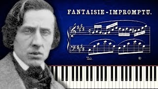 Chopin  FantaisieImpromptu  Piano Tutorial [upl. by Lled]