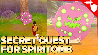 The Secret Quest for Spiritomb  Gen 4 Reference  Pokemon Sword and Shield DLC Crown Tundra [upl. by Atteynek]