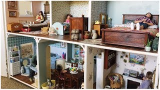 Barbie Dollhouse Tour  Huge Wooden Dollhouse Renovation [upl. by Morez]