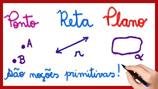 PONTO RETA e PLANO [upl. by Akirej392]