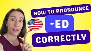 How to Pronounce the ED Ending Correctly in English [upl. by Pesek]