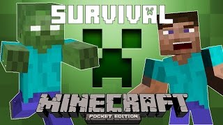 Minecraft Pocket Edition  Survival Mode  Indonesia Gameplay [upl. by Engamrahc986]