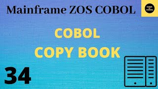 Copy Book In Cobol  Mainframe COBOL Tutorial  Part 34 COBOL [upl. by Anastasius294]