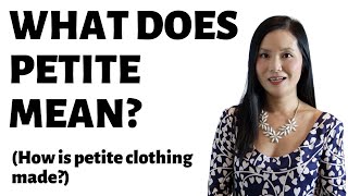 What does petite mean Petite size explained [upl. by Ailegra]