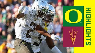 Oregon Football vs Arizona State  GAME HIGHLIGHTS 2023 [upl. by Woll]