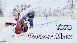 Toro Power Max HD TwoStage Snow Blower Review [upl. by Devlin]