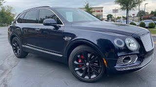 2018 Bentley Bentayga Onyx Edition Test Drive amp Review [upl. by Gnehs]