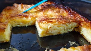 Gibanica prava RECEPT  kako spremiti gibanicu gužvaru [upl. by Mllly]