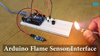 Arduino Flame Sensor Interface [upl. by Nairoc]