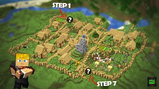 7 EASY Steps To Improve A Minecraft Village [upl. by Lartnom]