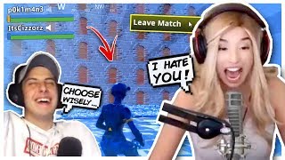 Pokimane RAGE QUITS Cizzorz NEW Death Maze IMPOSSIBLE [upl. by Etessil]