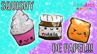 Haz SQUISHIES de PAPEL Super fáciles [upl. by Bernice79]