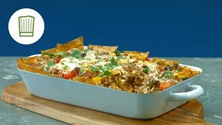 Chili Con CarneAuflauf mit Nachos  Chefkochde [upl. by Ardnuahc]