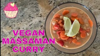 Amazing Vegan Massaman Curry Quick Easy Vegan Dinner Recipe [upl. by Mcclenaghan659]