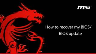 MSI® HOW TO use Flash BIOS Button [upl. by Vale]