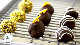 Professional Baker Teaches You How To Make CHOCOLATE TRUFFLES [upl. by Ahseal]