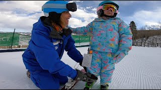 4yearolds first day of Ski School at Beaver Creek [upl. by Shields516]