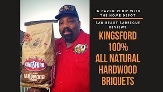 Kingsford Hardwood Charcoal Briquettes Review The Home Depot Kingsford Hardwood Campaign 2019 [upl. by Noimad]