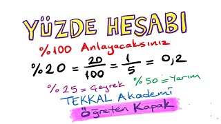 Yüzde Hesabı \u00100 anlayacaksınız [upl. by Auhsuoj535]