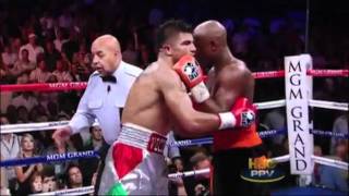 Floyd Mayweather vs Victor Ortiz KO [upl. by Riek]