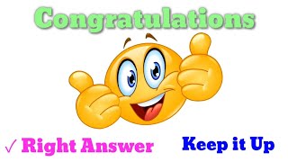 Right Answer Emoji  congratulations from G Smart [upl. by Stamata]