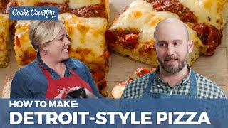 How to Make Crispy Chewy DetroitStyle Pizza [upl. by Ernst]