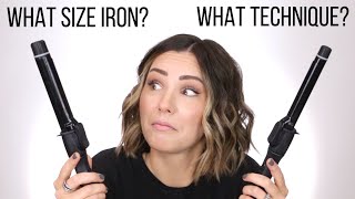 2 CURLING IRON SIZES  4 CURL TECHNIQUES  what do I choose [upl. by Janeen]