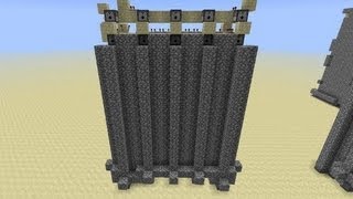 Cobblestone Wall on Demand  Minecraft Tutorial [upl. by Isteb]