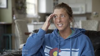 Courtney Dauwalter Ultra Runner  Talks First Hallucinations in Ultra Race [upl. by Garrard326]