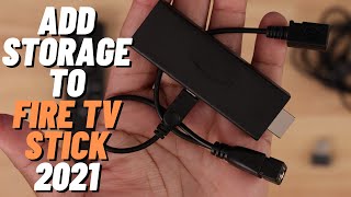 How To Add Storage to Amazon Fire TV Stick 2021 Tutorial  Mchanga [upl. by Marilla]