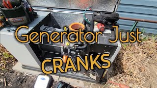 Generac Generator Just Cranks [upl. by Aymahs]