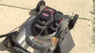 Briggs and Strattson Lawnmower Sputtering [upl. by Dilan]