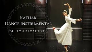 Kathak Dance  Instrumental  Dil To Pagal Hai  Madhuri Dixit  Dhruvi Shah Dance [upl. by Trillbee444]