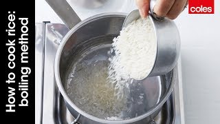 How to cook rice boiling method [upl. by Carce125]