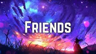 Marshmello amp AnneMarie  Friends Clean Lyrics [upl. by Newel863]