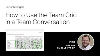 Using the CliftonStrengths Team Grid in a Team Conversation  Gallup [upl. by Acinoj]