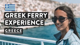 GREEK FERRIES  PRICES amp SEATS  Athens to Mykonos Hellenic Seaways  Greece Travel Vlog [upl. by Hoj]