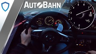 Mazda MX5 ND Roadster 20 2020  184 PS  Top Speed POV Drive  Deutsche AutoBahn [upl. by Richelle]