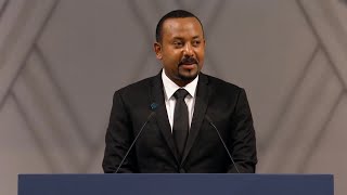 Nobel Lecture Abiy Ahmed Ali Nobel Peace Prize 2019 [upl. by Razaele]