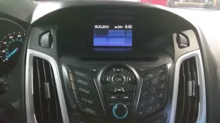 2014 Ford Focus Radio problem Radio is not working  How to remove the stereo  Radio cover remove [upl. by Cresa]