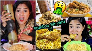 I only ate BIRYANI for 24 HOURS Challenge  Nilanjana Dhar  India [upl. by Haeckel842]