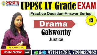 Galsworthy  Justice  Practice Questions and Answers  English Literature Ruchi Mam [upl. by Hallagan718]