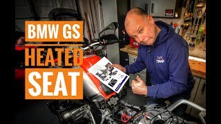 How to install a Wunderlich heated seat on a BMW R1200 GS [upl. by Crosse]