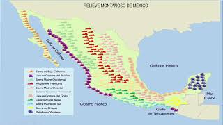 Geografía 08  Sistemas montañosos de México y el mundo [upl. by Leinahtam435]