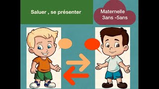 Se présenter en français maternelle [upl. by Lisk476]