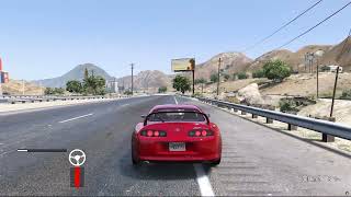 Toyota Supra SZR 2JZGE Engine Sound Mod For GTA 5 [upl. by Aiam145]