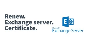 Exchange 2019 Certificate renewal [upl. by Colville]